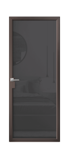 Дверь межкомнатная Frame 01 Цвет Антик Покрытие Алюминий  Наличник Скрытый короб Цена 70942