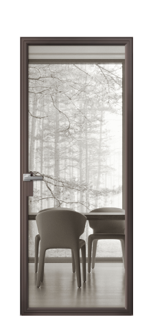 Дверь межкомнатная Frame 01 Цвет Антик Покрытие Алюминий  Наличник Скрытый короб Цена 69232