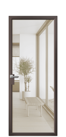 Дверь межкомнатная Frame 01 Цвет Антик Покрытие Алюминий  Наличник Скрытый короб Цена 75960