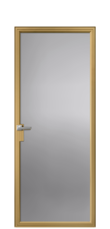 Дверь межкомнатная Frame 01 Цвет Латунь Покрытие Алюминий  Наличник Скрытый короб Цена 77893