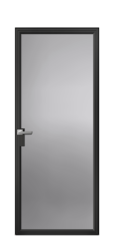 Дверь межкомнатная Frame 01 Цвет Черный Покрытие Алюминий  Наличник Скрытый короб Цена 68543