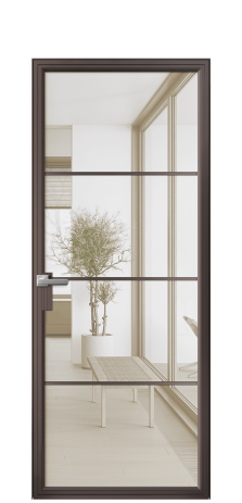 Дверь межкомнатная Frame 04 Цвет Антик Покрытие Алюминий  Наличник Скрытый короб Цена 68400