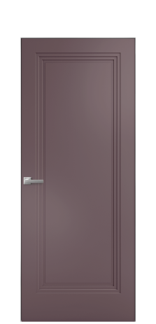 Дверь межкомнатная Step 01 Цвет Лиловый Покрытие Эмаль  Наличник Скрытый короб хром Цена 70928