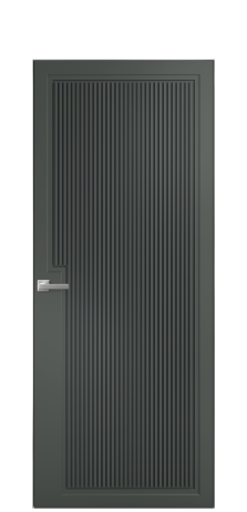 Дверь межкомнатная Step 03 Цвет Пихтовый Покрытие Эмаль  Наличник Скрытый короб хром Цена 63200