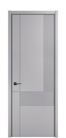 Дверь межкомнатная Меццо 13 Цвет Крем Покрытие ЭМАЛИ Эмаль Наличник Скрытый короб золото Цена 45150