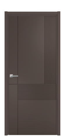 Дверь межкомнатная Mezzo 13 Цвет Коричневый Покрытие Эмаль  Наличник L 50 Цена 42625