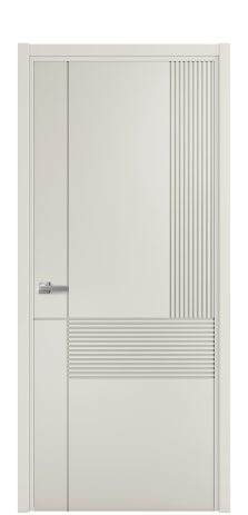 Дверь межкомнатная Mezzo 13 Цвет Дымчатый Покрытие Эмаль  Наличник L 50 Цена 42625