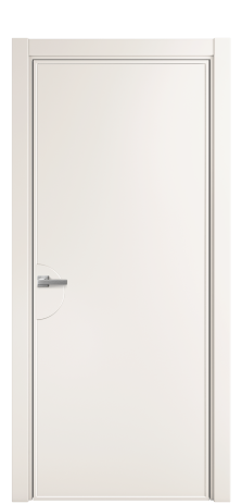 Дверь межкомнатная Line 2 Цвет Молочный Покрытие Эмаль  Наличник L 75 Цена 57675
