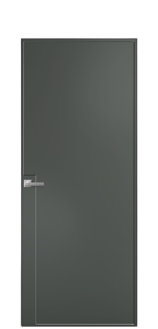 Дверь межкомнатная Лайн 4 Цвет Пихтовый Покрытие Эмаль  Наличник Скрытый короб хром Цена 51143