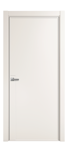 Дверь межкомнатная Line 4 Цвет Молочный Покрытие Эмаль  Наличник L 75 Цена 57675