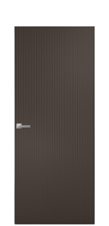 Дверь межкомнатная Breeze 1 Цвет Коричневый Покрытие Эмаль  Наличник Скрытый короб хром Цена 76880