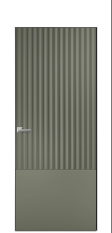 Дверь межкомнатная Breeze 3 Цвет Зеленый Покрытие Эмаль  Наличник Скрытый короб хром Цена 60593