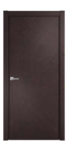 Дверь межкомнатная Unit 08 Цвет Мореный Дуб Покрытие Шпон натуральный  Наличник L 75 Цена 62050