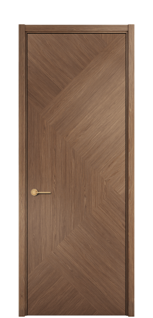 Дверь межкомнатная Юнит 08 Цвет Эспрессо 1017M Покрытие ШПОН Мультишпон Наличник L 50 Цена 61822