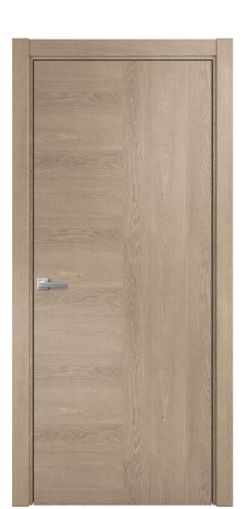 Дверь межкомнатная Unit 09 Цвет Дуб Песочный Покрытие Шпон натуральный  Наличник L 75 Цена 49500