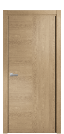 Дверь межкомнатная Unit 09 Цвет Дуб Светлый Покрытие Шпон натуральный  Наличник L 75 Цена 54600