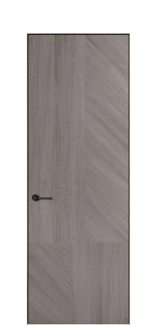 Дверь межкомнатная Юнит 11 Цвет Эвкалипт Грей Покрытие ШПОН Эвкалипт Наличник  Скрытый короб золото Цена 86885