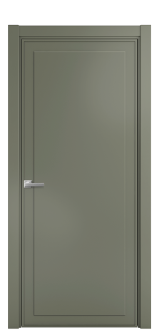 Дверь межкомнатная Line 5 Цвет Зеленый Покрытие Эмаль  Наличник L 75 Цена 57675