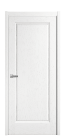 Дверь межкомнатная Неоклассик 1 Цвет Ясень Белый Покрытие Шпон крашеный  Наличник L 50 Цена 45175