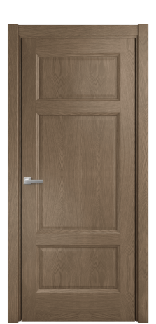 Дверь межкомнатная Неоклассик 3 Цвет Дуб Мускат Покрытие Шпон натуральный  Наличник L 75 Цена 48050