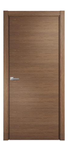 Дверь межкомнатная Порте 39-00 в шпоне Цвет Эспрессо 1017M Покрытие Шпон Файн Лайн горизонталь Наличник L 75 Цена 42510