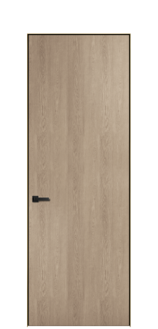 Дверь межкомнатная Порте 39-00 Цвет Дуб Песочный Покрытие ШПОН Дуб Наличник  Скрытый короб золото Цена 46789