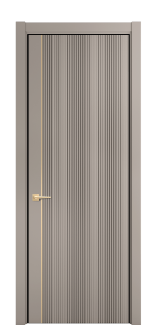 Дверь межкомнатная Меццо Слот 12 Цвет Какао Покрытие ЭМАЛИ Эмаль Наличник  L 75 Цена 48540